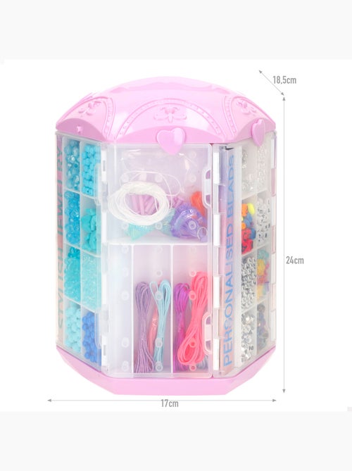 Conjunto de joias criativas com miçangas coloridas e acessórios beauty love - Kiabi