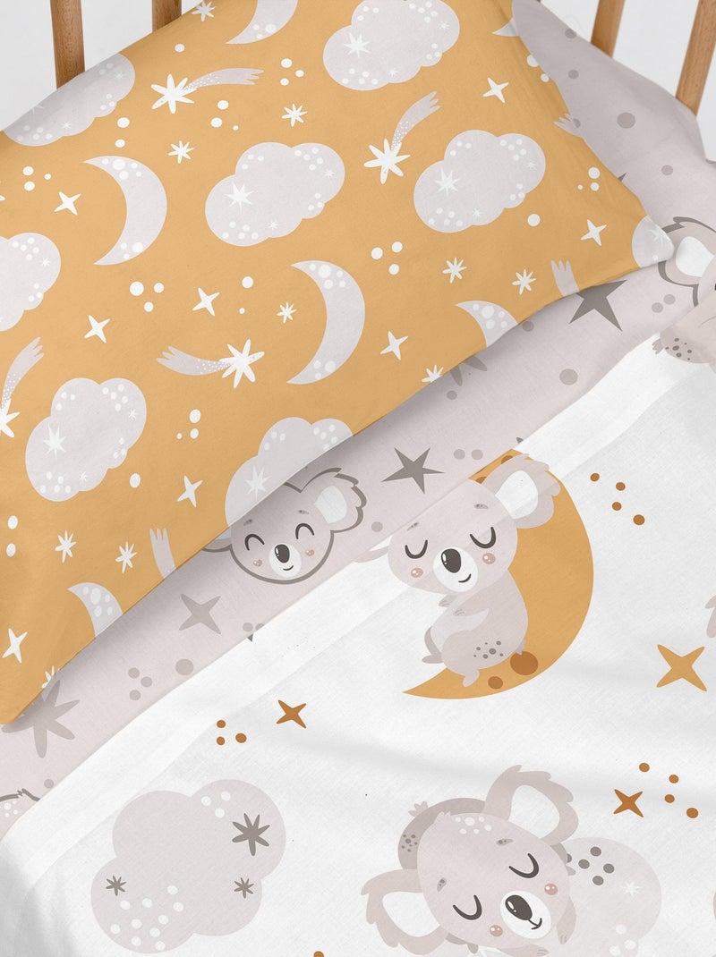 Conjunto de lençóis 2 peças Baby koala "Happyfriday" Multicolorido - Kiabi