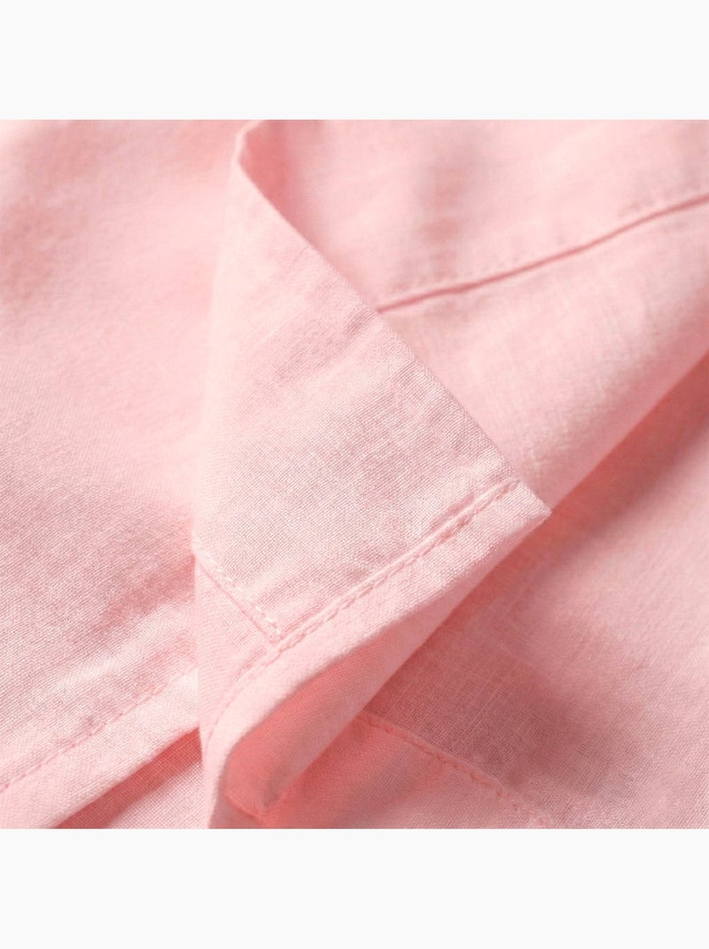 Conjunto de lençóis 2 peças Basic "Happyfriday" Rosa - Kiabi