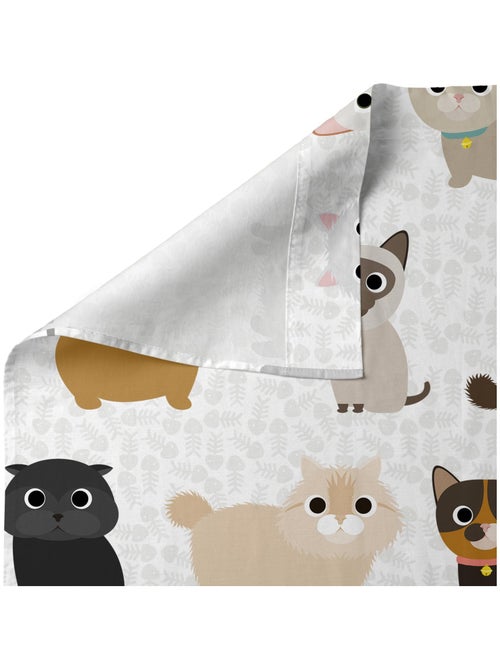 Conjunto de lençóis 2 peças Cats "Happyfriday" - Kiabi Conjunto de lençóis 2 peças Cats "Happyfriday" - Kiabi