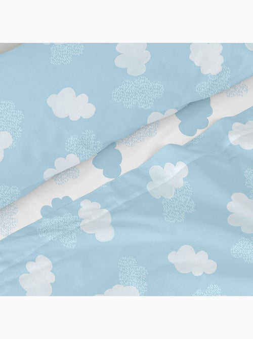 Conjunto de lençóis 2 peças Clouds "Happyfriday" - Kiabi Conjunto de lençóis 2 peças Clouds "Happyfriday" - Kiabi