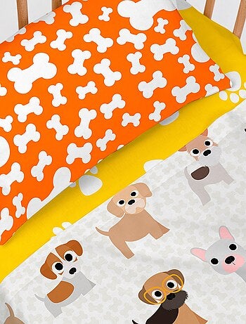 Conjunto de lençóis 2 peças Dogs "Happyfriday