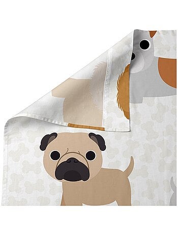 Conjunto de lençóis 2 peças Dogs "Happyfriday