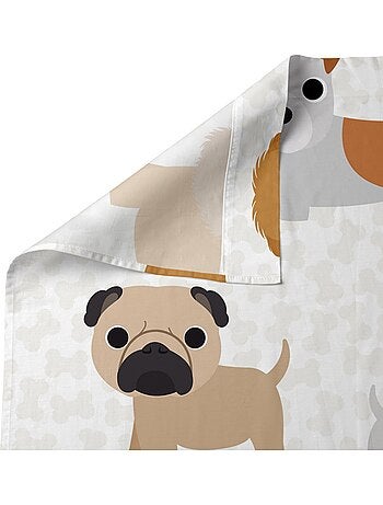 Conjunto de lençóis 2 peças Dogs "Happyfriday
