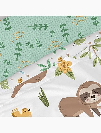 Conjunto de lençóis 2 peças Happy sloth "Happyfriday