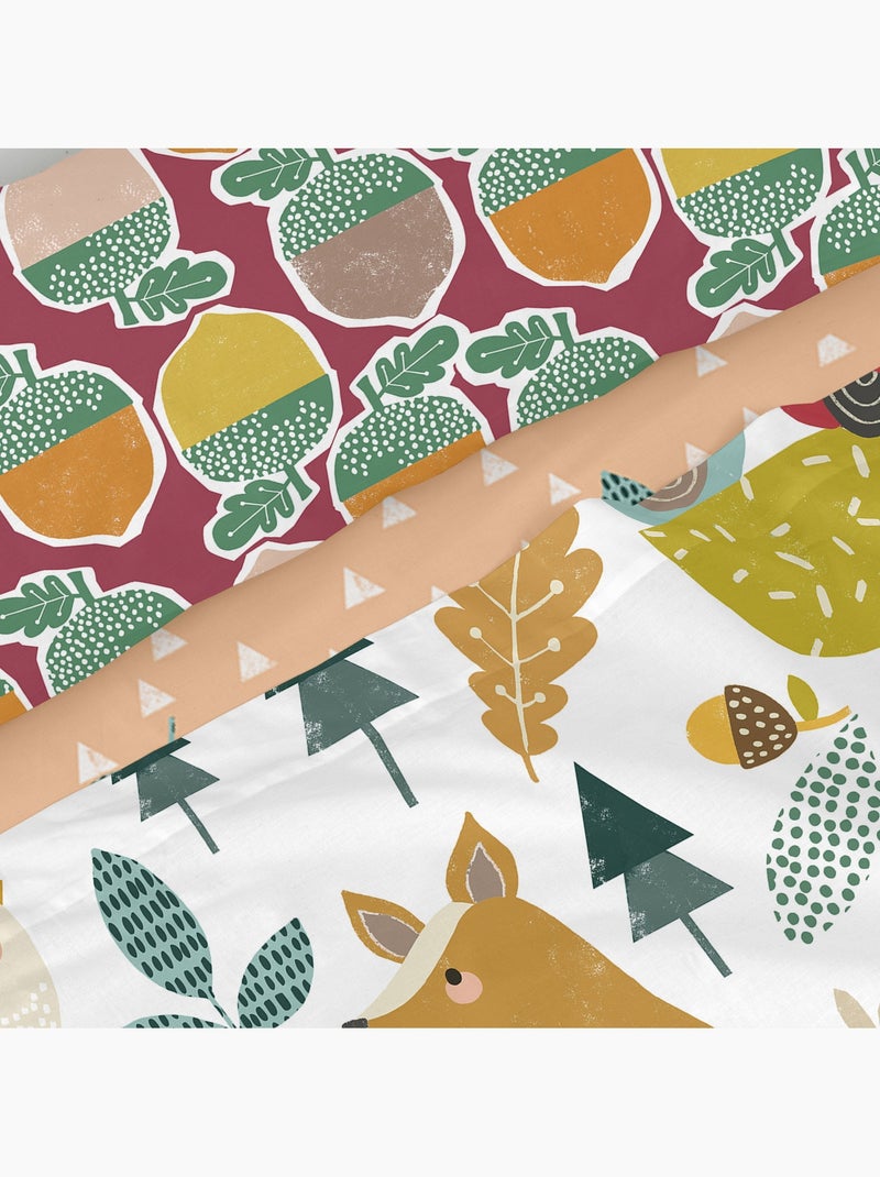 Conjunto de lençóis 2 peças Harvestwood "Happyfriday" Multicolorido - Kiabi