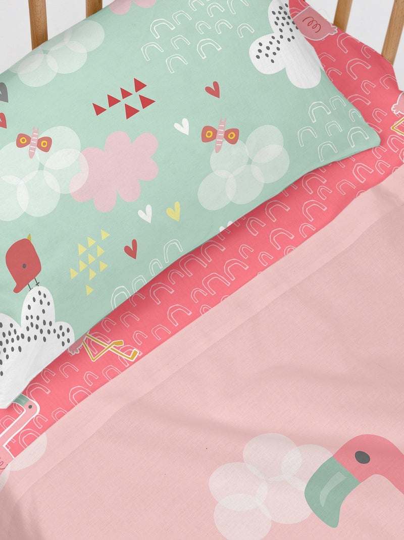 Conjunto de lençóis 2 peças Hola "Happyfriday" Multicolorido - Kiabi