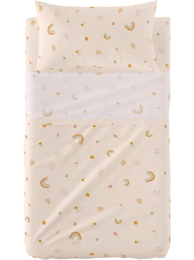 Conjunto de lençóis 2 peças Iris "Happyfriday" Multicolorido - Kiabi