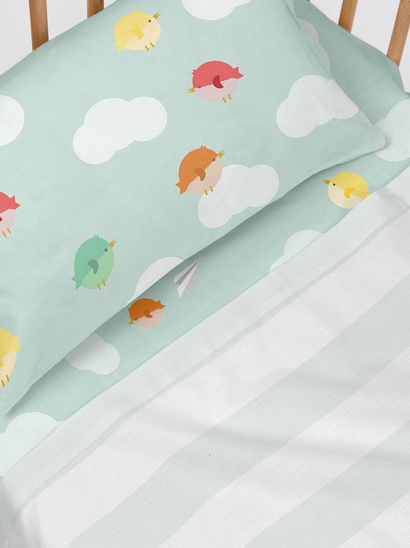 Conjunto de lençóis 2 peças Learning to fly "Happyfriday" Multicolorido - Kiabi
