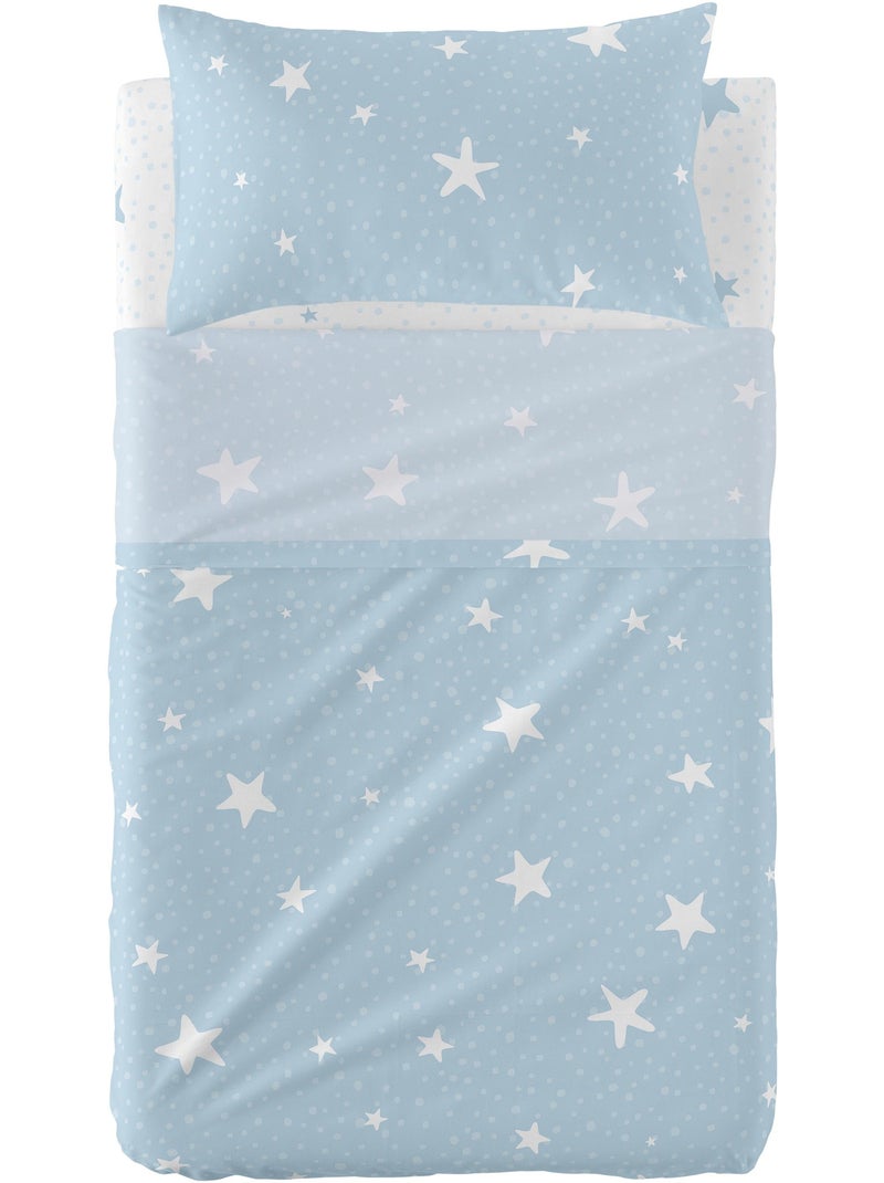 Conjunto de lençóis 2 peças Little star "Happyfriday" Azul - Kiabi