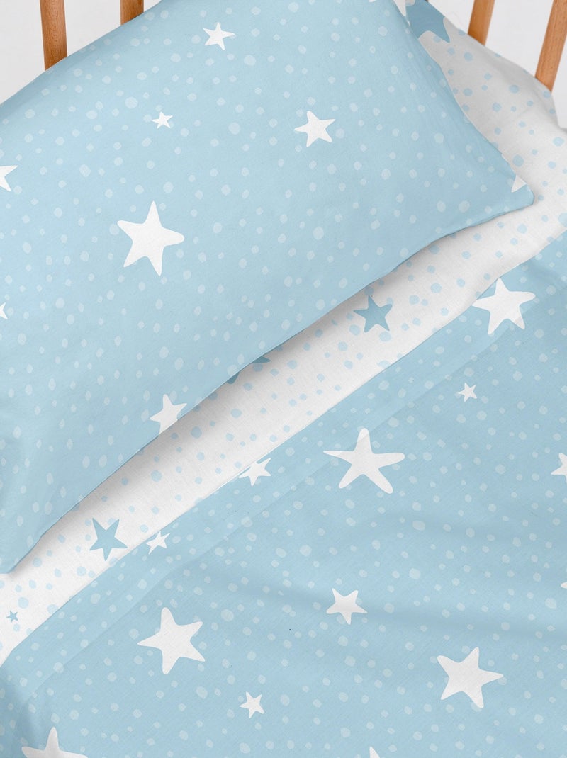 Conjunto de lençóis 2 peças Little star "Happyfriday" Azul - Kiabi