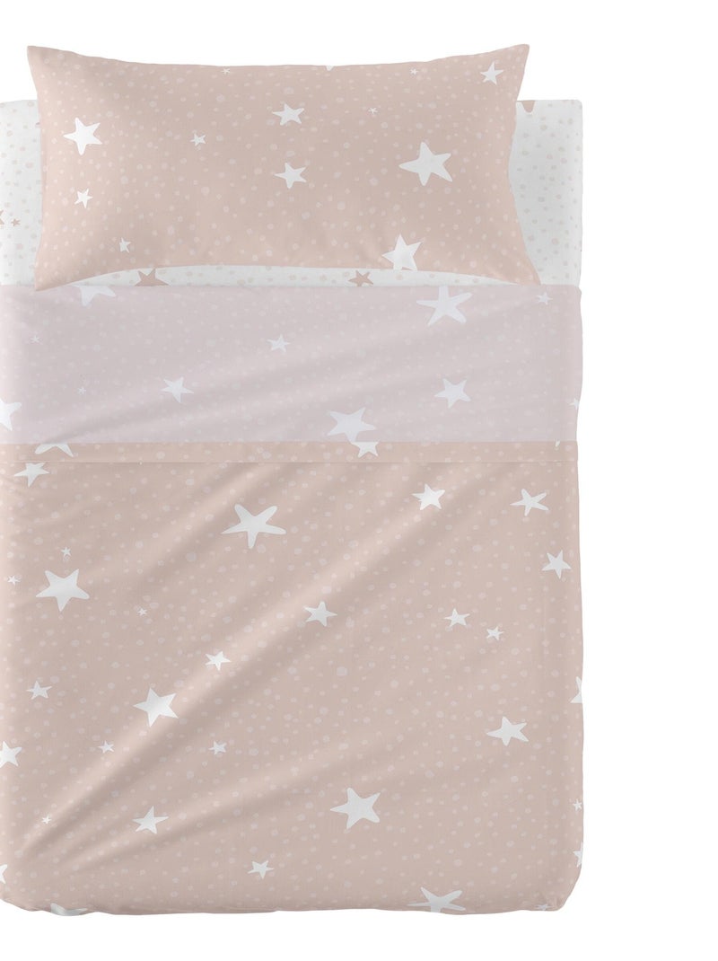 Conjunto de lençóis 2 peças Little star "Happyfriday" Rosa - Kiabi