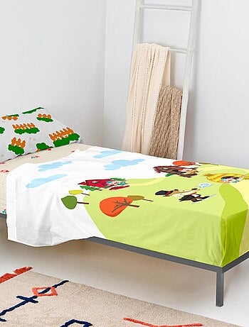 Conjunto de lençóis 2 peças Piggys "Happyfriday