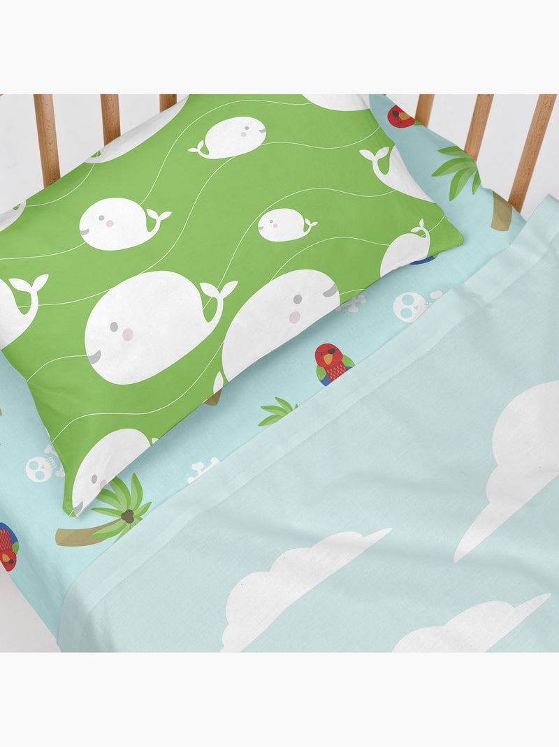 Conjunto de lençóis 2 peças Pirata "Happyfriday" Multicolorido - Kiabi