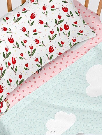 Conjunto de lençóis 2 peças Red riding hood "Happyfriday