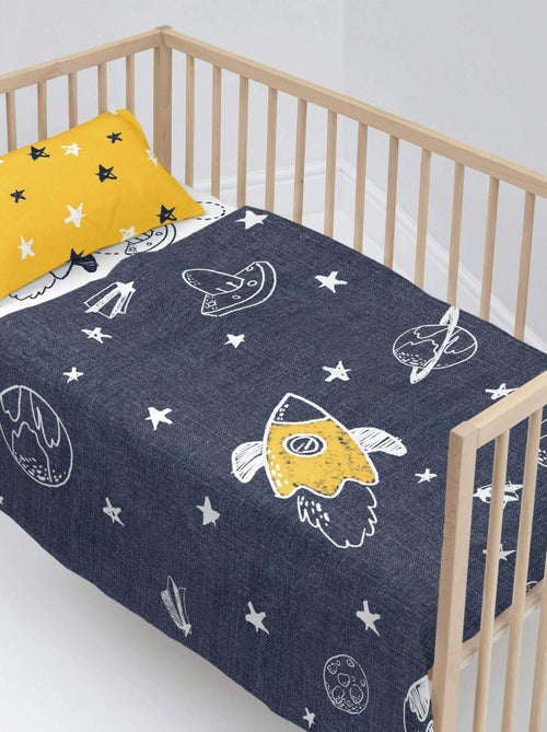 Conjunto de lençóis 2 peças Starspace "Happyfriday" - Kiabi Conjunto de lençóis 2 peças Starspace "Happyfriday" - Kiabi