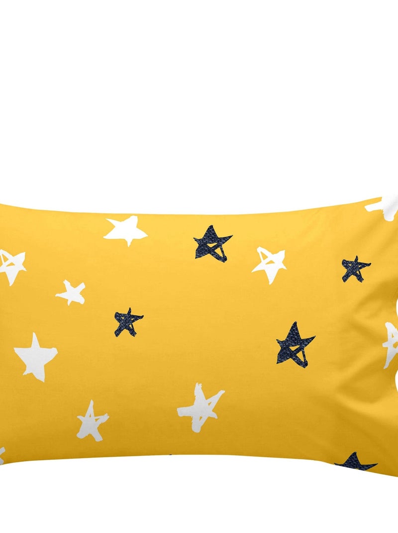 Conjunto de lençóis 2 peças Starspace "Happyfriday" Multicolorido - Kiabi