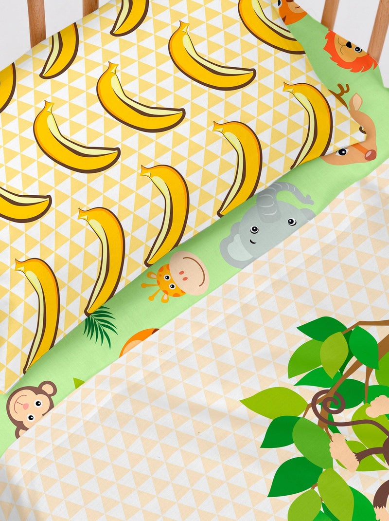 Conjunto de lençóis 2 peças Wild "Happyfriday" Multicolorido - Kiabi