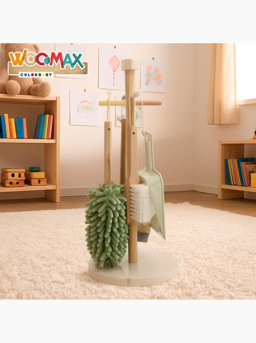 Conjunto de limpeza de madeira de 5 peças WOOMAX - Kiabi Conjunto de limpeza de madeira de 5 peças WOOMAX - Kiabi