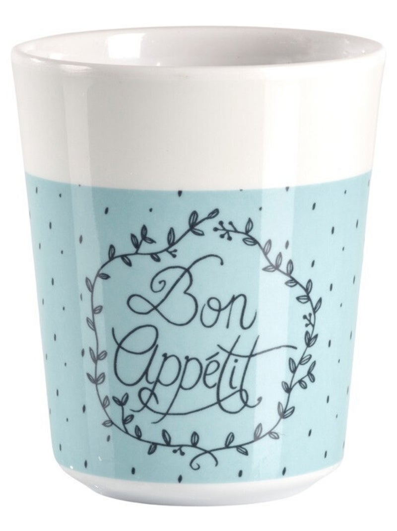 Conjunto de loiça bebé em melamina thermobaby a minha primeira loiça Branco Azul - Kiabi