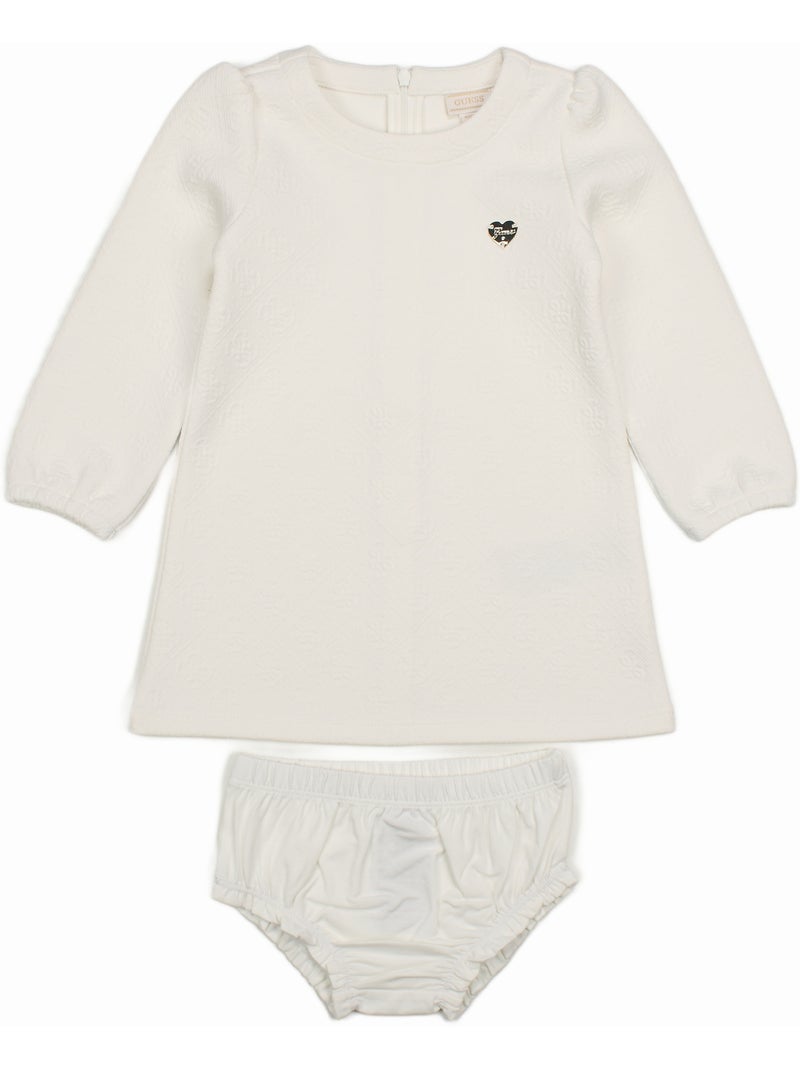 Conjunto de manga comprida - guess kids Creme - Kiabi