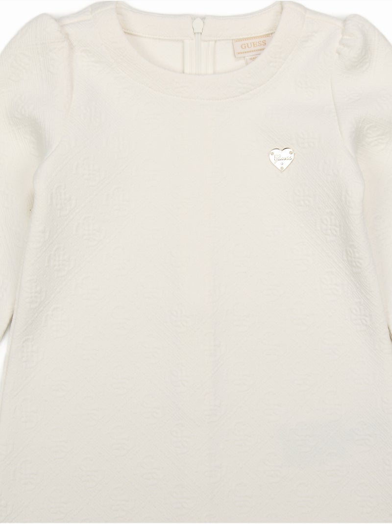 Conjunto de manga comprida - guess kids Creme - Kiabi