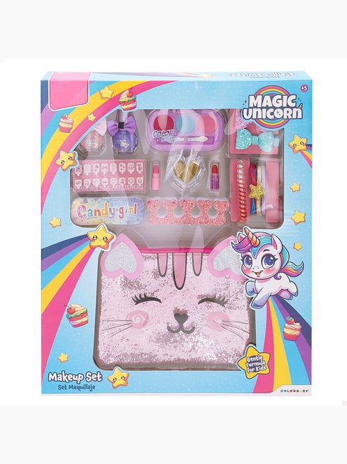 Conjunto de maquiagem com acessórios e nécessaire colorbaby - Kiabi