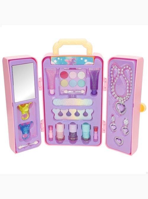 Conjunto de maquiagem infantil em maleta com acessórios colorbaby - Kiabi