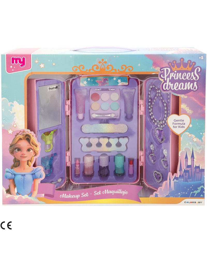 Conjunto de maquiagem infantil em maleta com acessórios colorbaby N/D - Kiabi