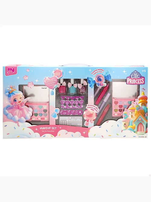 Conjunto de maquiagem infantil pequena princesa com acessórios colorbaby - Kiabi