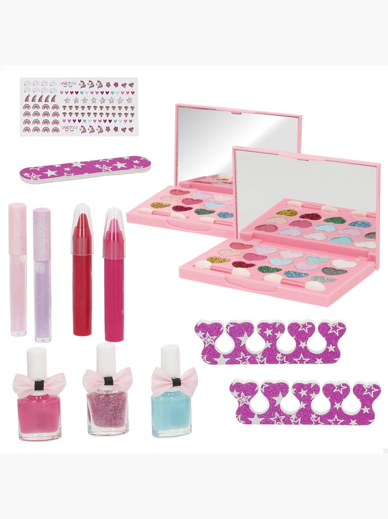 Conjunto de maquiagem infantil pequena princesa com acessórios colorbaby N/D - Kiabi