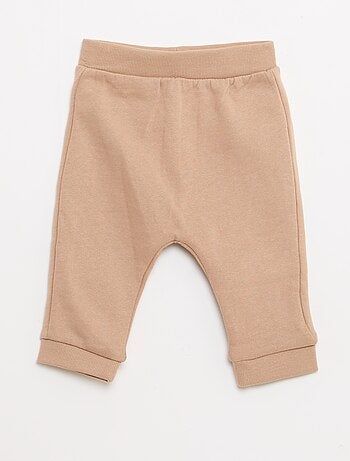 Conjunto de moletom com capuz e zíper + calça - 2 peças