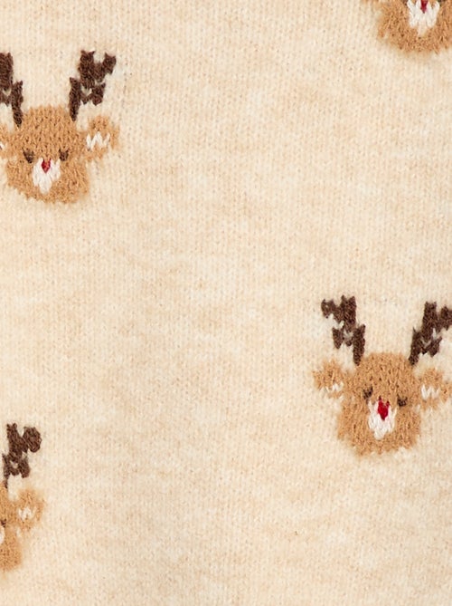 Conjunto de Natal Camisola + leggings em malha animada - Kiabi