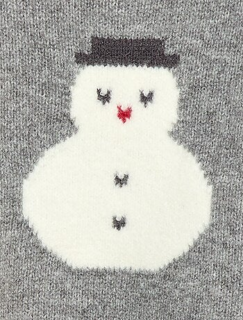 Conjunto de Natal Camisola + leggings em malha animada