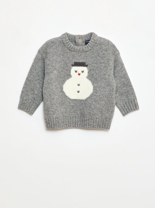 Conjunto de Natal Camisola + leggings em malha animada - Kiabi