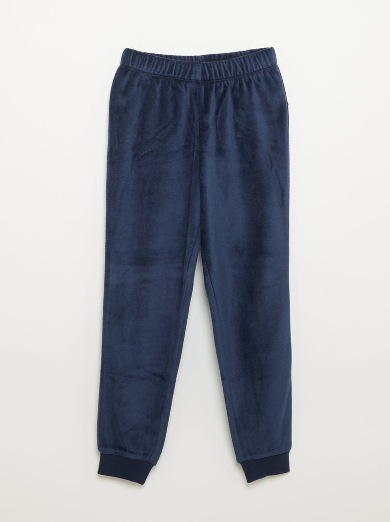 Conjunto de Natal: pijama de 2 peças + gorro Azul - Kiabi