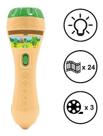 Conjunto de oferta de lanterna com projetor de dinossauro