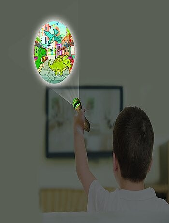 Conjunto de oferta de lanterna com projetor de dinossauro