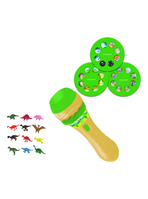 Conjunto de oferta de lanterna com projetor de dinossauro - Kiabi