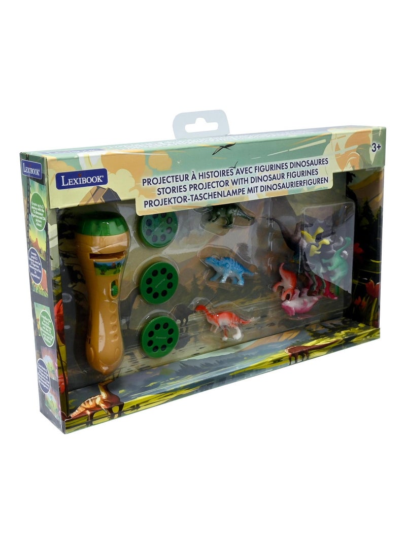Conjunto de oferta de lanterna com projetor de dinossauro Multicolorido - Kiabi
