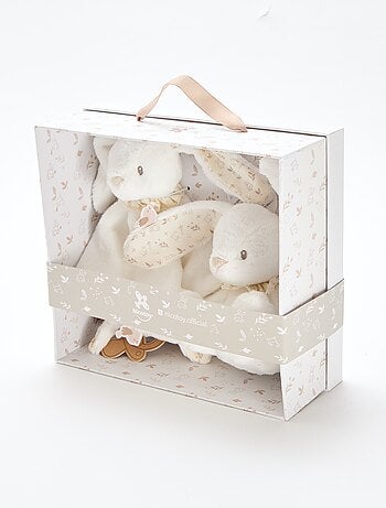 Conjunto de peluche coelho