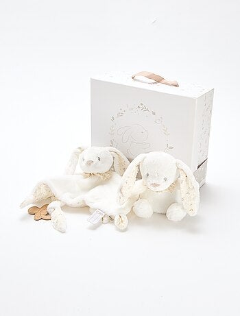 Conjunto de peluche coelho