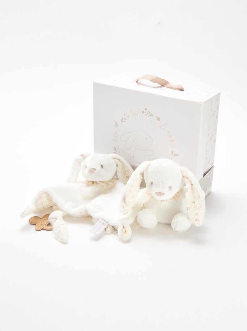 Conjunto de peluche coelho Branco - Kiabi