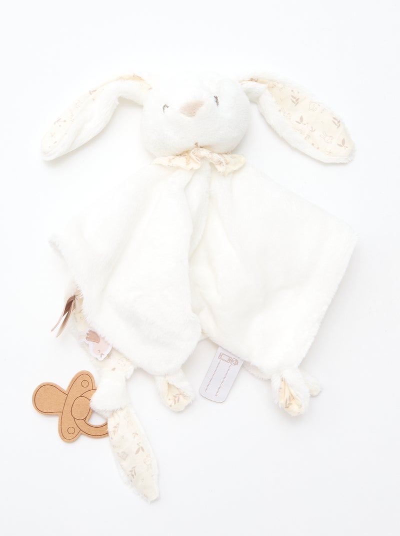Conjunto de peluche coelho Branco - Kiabi