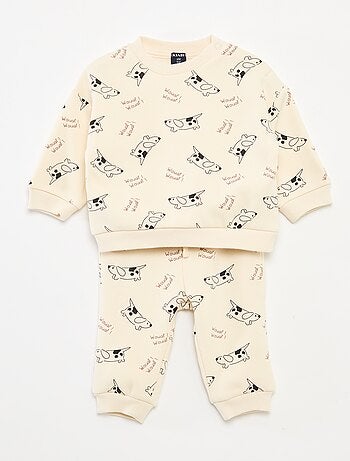 Conjunto de pijama all-over