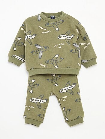 Conjunto de pijama all-over