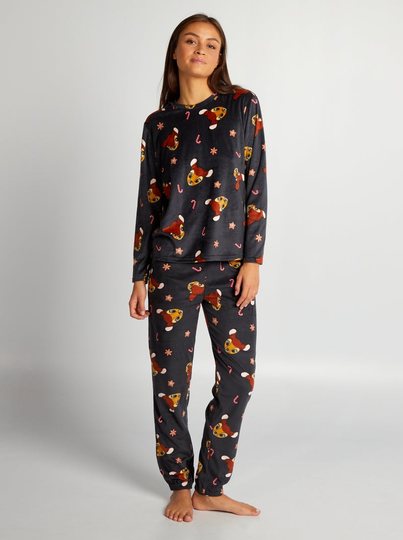 Conjunto de pijama 'Bambi - 2 peças CINZA - Kiabi