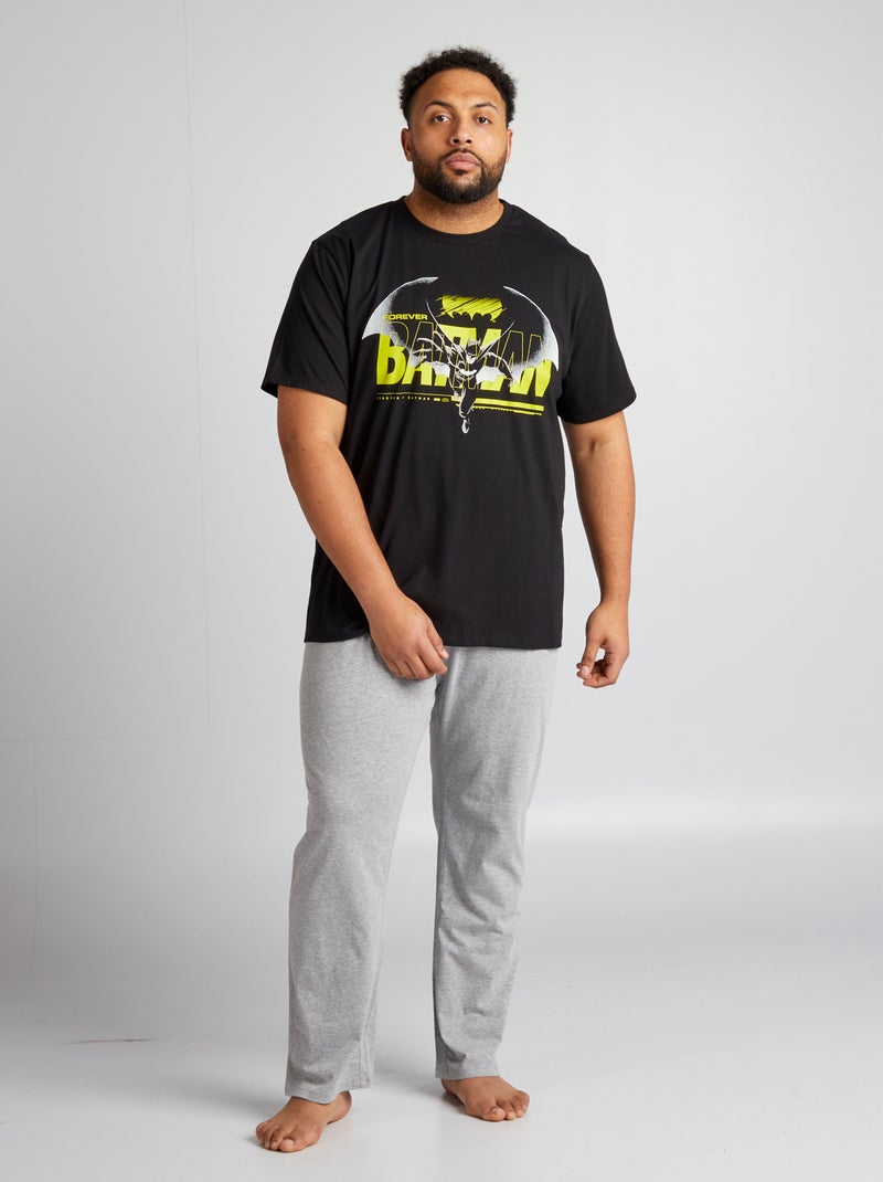 Conjunto de pijama 'Batman' - 2 peças PRETO - Kiabi