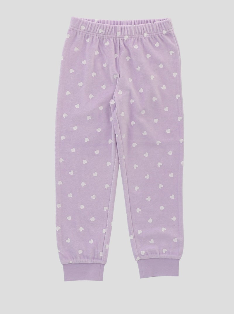 Conjunto de pijama 'Bluey' em algodão Violeta - Kiabi
