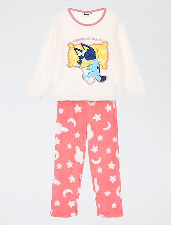 Conjunto de pijama 'Bluey' em polar - 2 peças